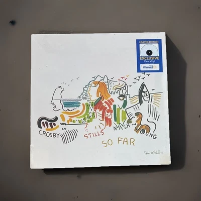 Crosby Stills Nash and Young So Far Exclusive Clear Vinyl LP New Sealed - Image 1 of 2
