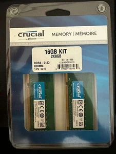 Crucial 16GB (2 x 8GB) DDR4 2133 (PC4 17000) Desktop Memory Model CT2K8G4DFD8213 - Picture 1 of 1