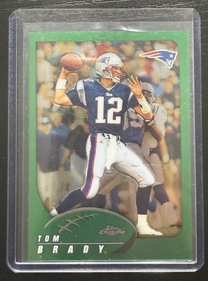 2002 Topps Chrome - Tom Brady #100 HOF Iconic Card TB12 First Chrome - Image 1 of 2
