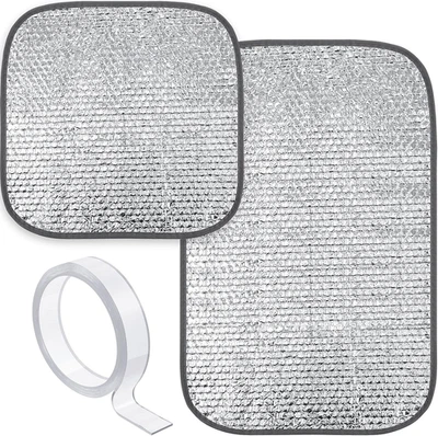 RV Door Window Shade Cover Blackout Reflective Kit Aluminum Foil Insulation Set - Image 1 of 4