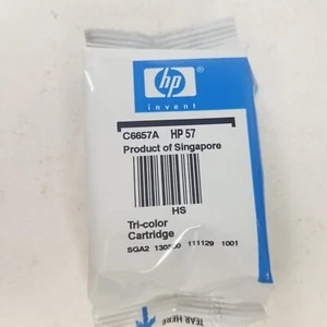 Hp 57 C6657A Tri-Color Inkjet Print Cartridge Sealed - Picture 1 of 10