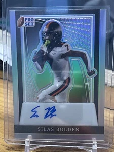 2024 Leaf Pro Set #PA-SB1 Silas Bolden Auto RC Silver /25 Texas - Picture 1 of 2