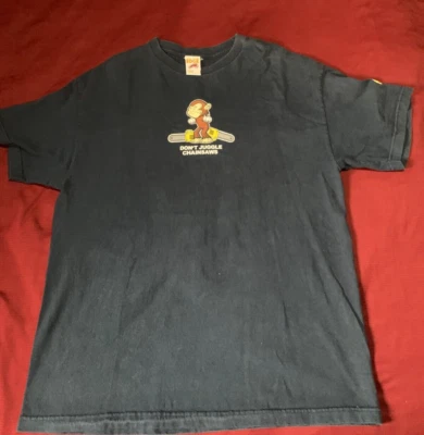 Camisetas vintage de los 90 To The Edge corte Prime Don't Juggling Motosierras’ Monkey Talla XL Foto 1 de 4