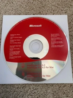 Microsoft IntelliType/IntelliPoint Pro 6.3 Software Windows/Mac (2008) - Image 1 of 3