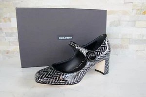 Dolce & Gabbana Pumps Mary Jane Knit Pattern - Picture 1 of 6