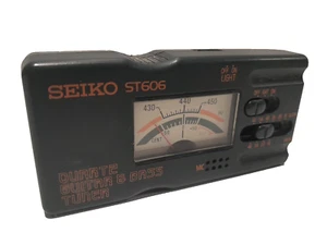 Vintage SEIKO ST606 Quartz Guitar & Bass Tuner - Picture 1 of 12