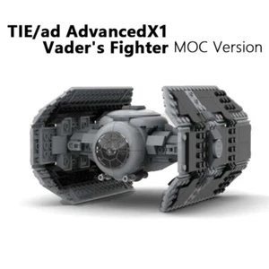 Spaceship Fighters Building Blocks Modified From Tie Bomber Bricks Model DIY Toy - Picture 1 of 23