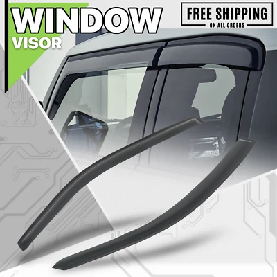 Tape-On Window Visor Shade Vent Wind Rain Deflector fit 00-07 Chevy Monte Carlo - Image 1 of 4