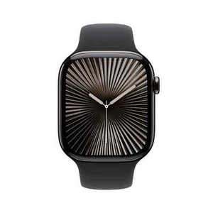 Apple Watch Series 10 LTE 46mm tytanowa obudowa łupkowa z czarną bransoletką sportową oryginalne opakowanie - Zdjęcie 1 z 1