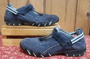ALLROUNDER BY MEPHISTO NIRO TREKKING SHOES SUEDE LEATHER NAVY BLUE WOMEN SZ 9 M - Picture 1 of 8