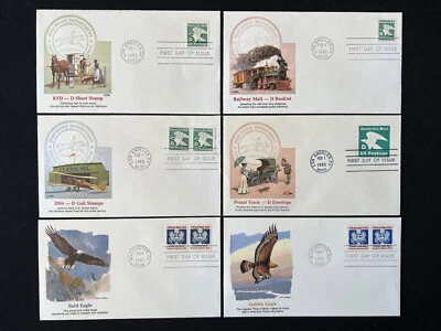 2111-13, Envelope, Official Mail D-Rate Covers Lot of 6 FDC Fleetwood 1985 - Image 1 of 2
