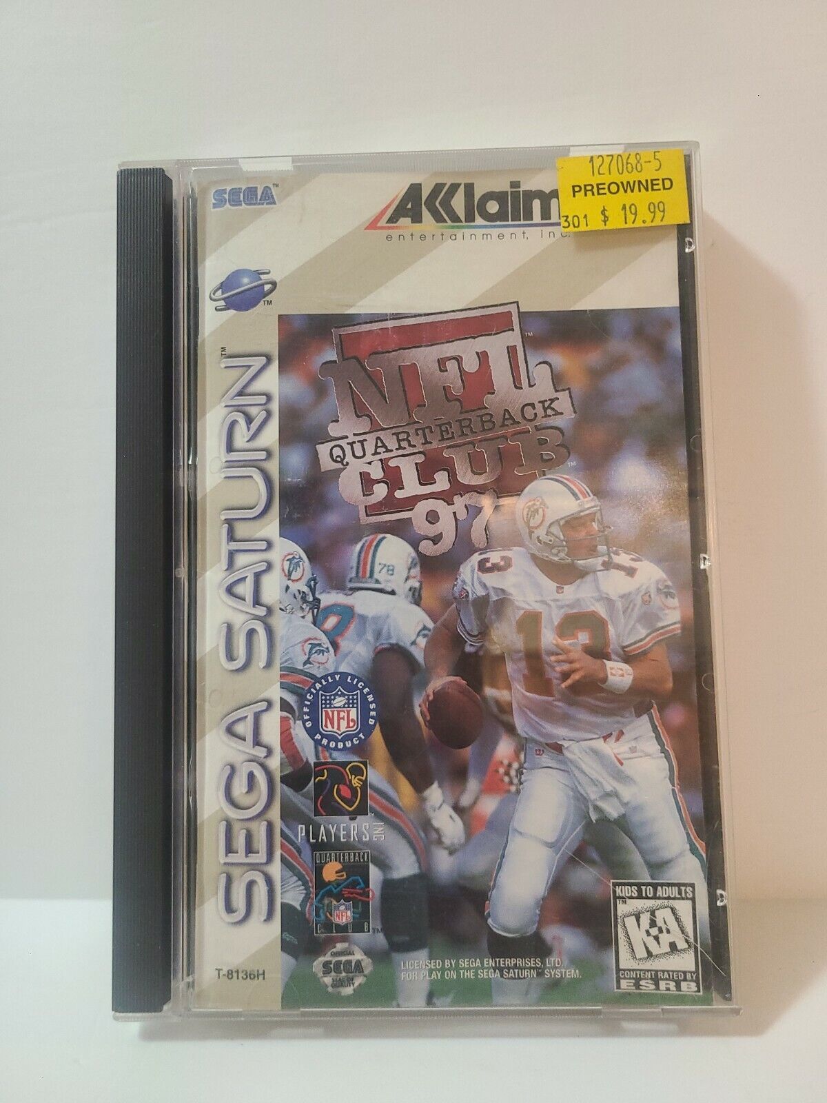 NFL Quarterback Club 97 (Sega Saturn, 1997)   Complete in Box - CIB