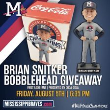 Brian Snitker Mississippi Braves Bobblehead SGA 8/5/22