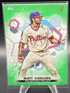Topps Inception #96 Matt Vierling - Picture 1 of 2
