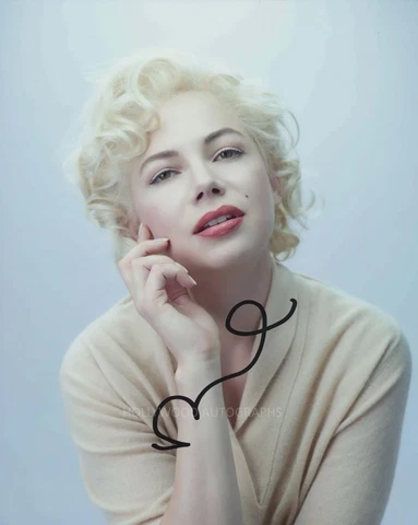 MICHELLE WILLIAMS - GENUINE SIGNED AUTOGRAPH Cover