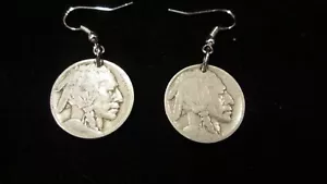 Native American Buffalo One of a Kind Handmade Earrings by LMT FREE SHIPPING - Picture 1 of 6