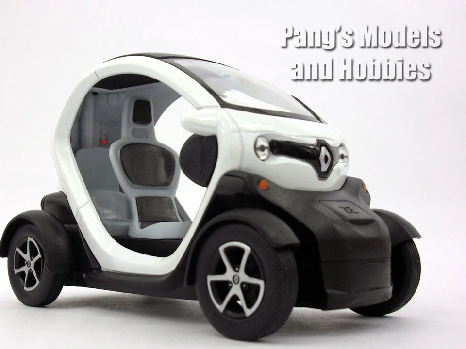 Renault Twizy 1/18 Scale Diecast Model Car by Kinsfun - WHITE - Image 1 of 4