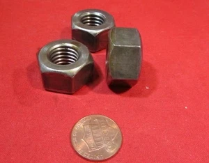 Grade 5 Steel, Heavy Wide Hex Nuts RH, 9/16"-12 x 15/16" W x 35/64" H, 25 Pcs - Picture 1 of 1