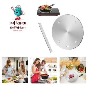 Heat Diffuser Plate for Gas Stove, Stainless Steel Induction Adapter Plate wi... - Picture 1 of 7