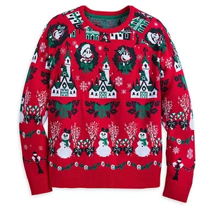 Suéter para mujer Disney Parks Mickey y Minnie Mouse iluminado vacaciones XS - Imagen 1 de 7