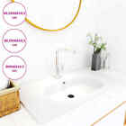 Built-in Wash Basin SMC White Bathroom Cloakroom Sink Set Multi Sizes vidaXL 
