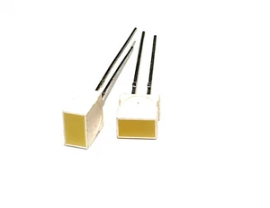 LED rechteckige Sonderbauform ca.: 6,0 x 3,6 mm gelb 20 Stück - Picture 1 of 2