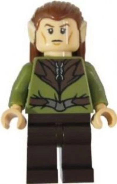 LEGO® Minifigura lor053 - Guardia Elfa Madera Negra - Cabello Foto 1 de 1