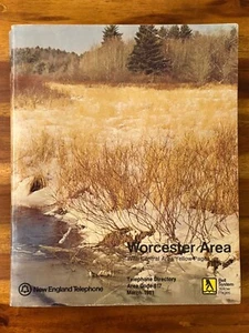 New England Telephone Directory Worcester Central Area Phone Book 1981 Mass Vtg - Picture 1 of 8