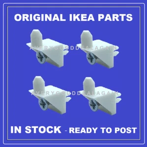 IKEA PAX WARDROBE KOMPLEMENT SHELF SUPPORT PINS FIXINGS BRACKETS & SCREWS X4 - Imagen 1 de 18