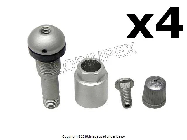 For Porsche (2003-2017) TPMS Wheel Valve Stem (4) BH SENS INTELLISENS OEM - Image 1 of 1