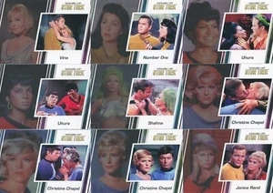Women of Star Trek 50TH Anniversary Complete 100 card Base set + 2 empty wrapper - Picture 1 of 17