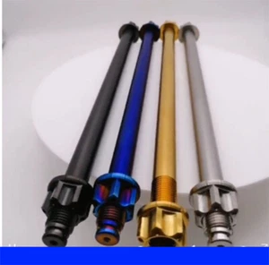 1* M10*200/220/240/260MM 1,25 Titan Achse Achsrolle + 2*Muttern Customize - Bild 1 von 12