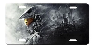 Halo 5 Master Chief High Gloss License Plate - Picture 1 of 2