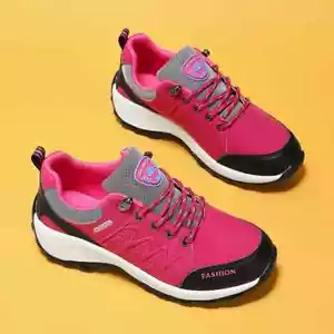 Sneakers donna moda nuove traspiranti plateau leggere escursionismo sport stringate - Foto 1 di 27