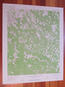 Haleyville East Alabama 1960 Original Vintage USGS Topo Map - Picture 1 of 1