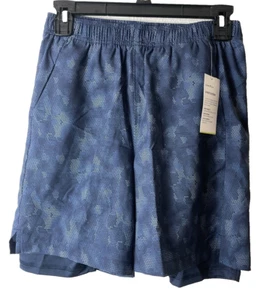 Old Navy Active Shorts Teen Boys L (10-12) Running/Workout Go-Dry Blue Camo New - Picture 1 of 4