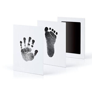 Baby Kid Pet Handprint Footprint Ink Pad Touch Paw Print Kit Inkless Gift