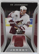 2006-07 SP Game Used Edition Authentic Fabrics Jersey Ed Jovanovski #AF-EJ