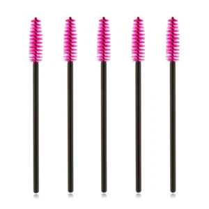 50x Cepillo de pestañas Rosa Rosa Cepillo de máscara Cepillo de cejas Cepillo de pestañas - Imagen 1 de 1