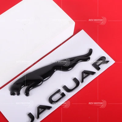 For Jaguar Sport Rear Liftgate Tailgate Bumper Nameplate Emblem Badge Black - Image 1 of 4