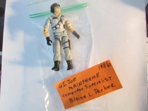 GI Joe Action Figure Mainframe Computor Specialist Blaine L. Parker 1986 L9aa - Picture 1 of 2