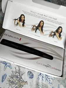 Remington Curl & Straight Confidence 230ºC Piastra per Capelli - Nera/Rosa... - Foto 1 di 10