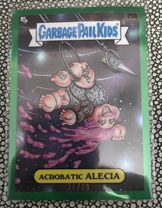 2024 TOPPS GARBAGE PAIL KIDS CHROME 7 #25B ACROBATIC ALECIA #76/99 - Picture 1 of 2