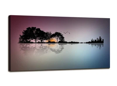 Arte de pared de lienzo A72674 para decoración de pared de salón baño para dormitorio cocina... Foto 1 de 4