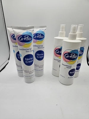 PACOTE COM 6 - 3x Creme Norisc Antibacteriano Ca-Rezz 9,7 oz Selado e 3x Lavagem - Imagem 1 de 4