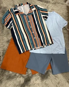Teen's Shein 2 Sets 13-14yr Matching Shorts & T-shirt Outfit - Picture 1 of 8