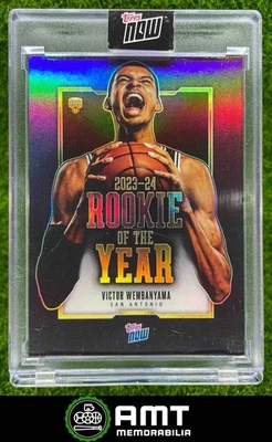 2023-24 Topps Now #VW-6 Victor Wembanyama San Antonio Spurs RC of The Year - Image 1 of 3