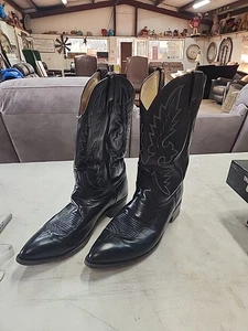 Dan Post Milwaukee schwarz Herren Cowboystiefel 2110 Größe 11,5 D GUC - Bild 1 von 12