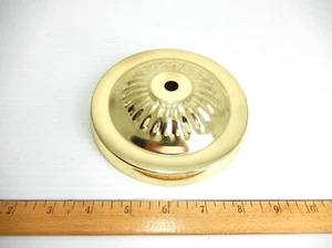  Toldo de techo vintage de acero chapado en latón. 5 3/16" de diámetro.   #33. - Imagen 1 de 8