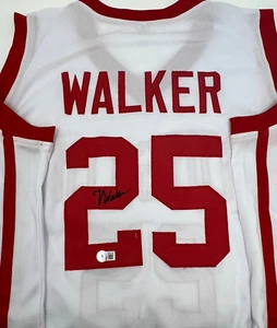 Jarace Walker Autographed Hand Signed Custom Houston Cougars Jersey Beckett BAS - Picture 1 of 6